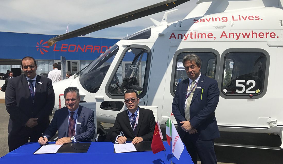 Leonardo Helicopters makes sale to LCI and strengthens its position in China