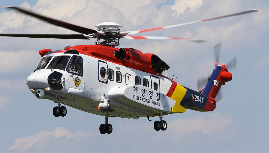 Sikorsky delivers second S-92 to South Korea Coast Guard