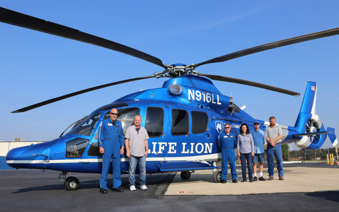 Metro Aviation delivers EC155 to Penn State Health