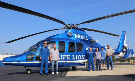Metro Aviation delivers EC155 to Penn State Health
