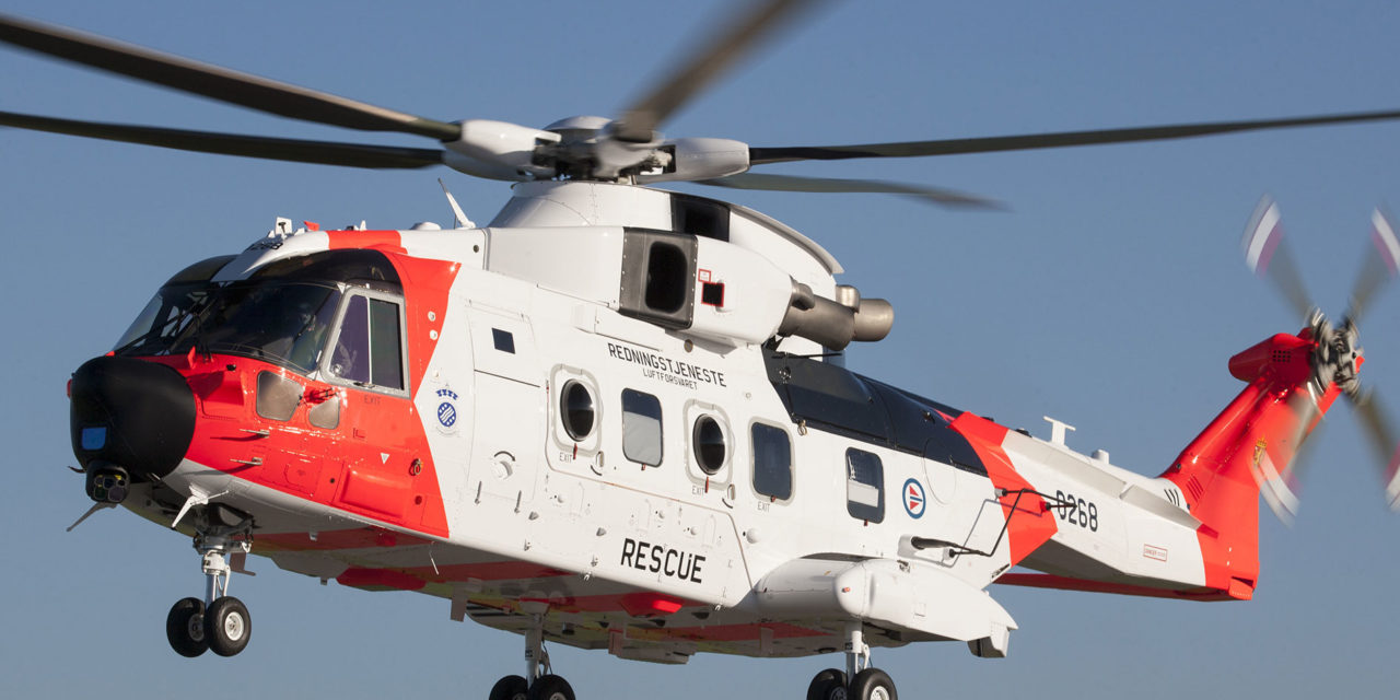 Leonardo starts delivery of 16 AW101 Norwegian all-weather SAR helicopters
