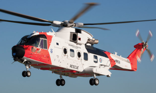 Leonardo begins deliveries of AW101 SARs to Norway