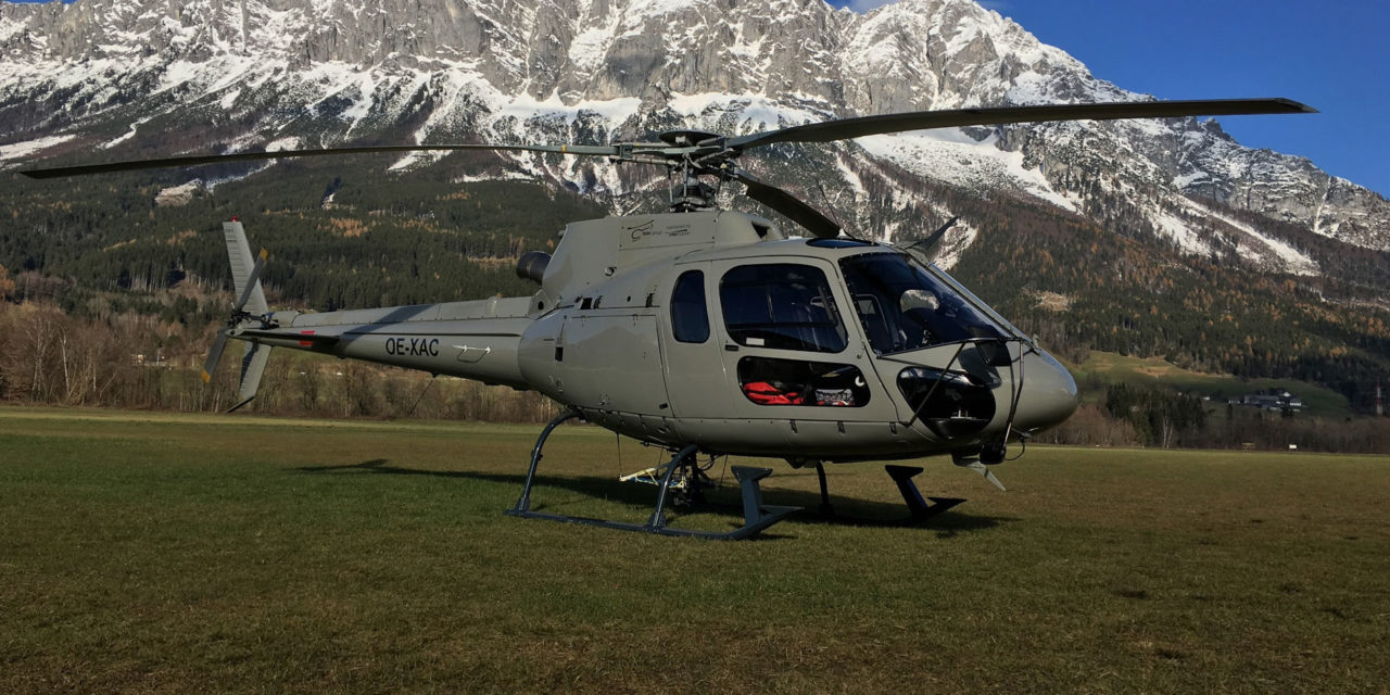 Helicopter Travel Munich sign for four new H125s