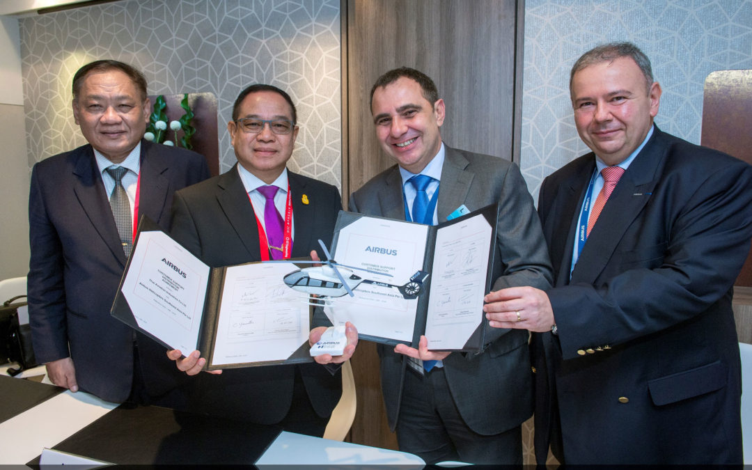 Airbus Helicopters and Thai Aviation Industries to support Royal Thai Armed Forces and Police helicopters
