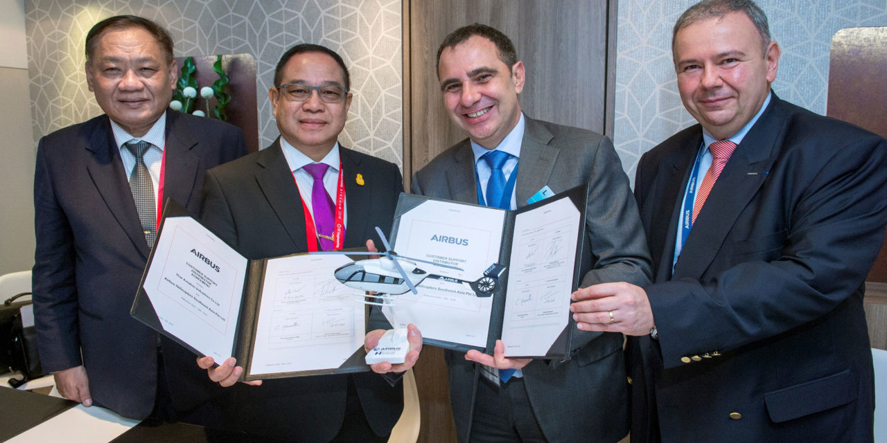 Airbus Helicopters and Thai Aviation Industries to support Royal Thai Armed Forces and Police helicopters