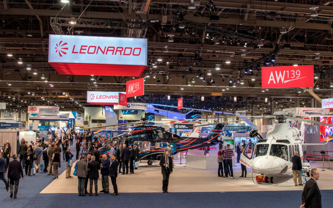 Leonardo celebrates helicopter orders at Heli-Expo 2018 of nearly 140 million euro