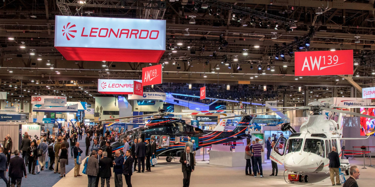 Leonardo celebrates helicopter orders at Heli-Expo 2018 of nearly 140 million euro