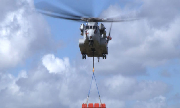 Sikorsky CH-53K completes critical flight envelope expansion with 36,000-pound external lift.