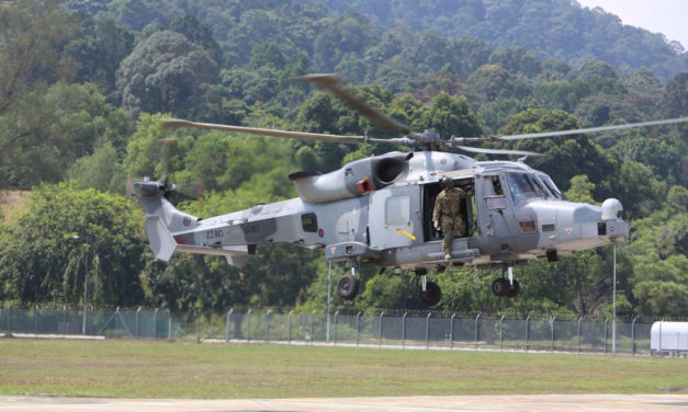 Leonardo demonstrates its AW159 helicopter to Malaysia’s Armed Forces