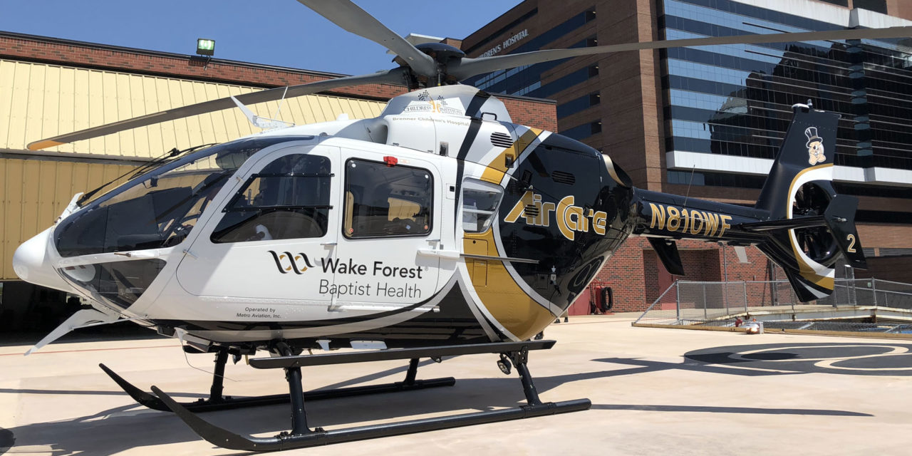 PAC International delivers three upgraded EC135s to North Carolina