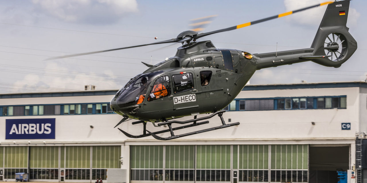 Airbus Helicopters delivers fifth and final H135 for Bundeswehr training