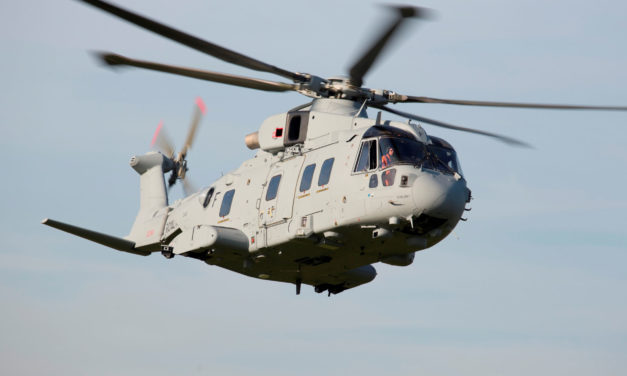 Leonardo delivers the first AW101 to the Commando Helicopter Force (CHF) in the UK