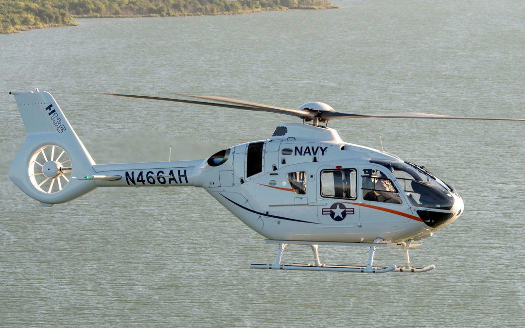 Airbus Helicopters to showcase H135 as future Navy helicopter trainer during U.S. Navy Fleet Fly-In event