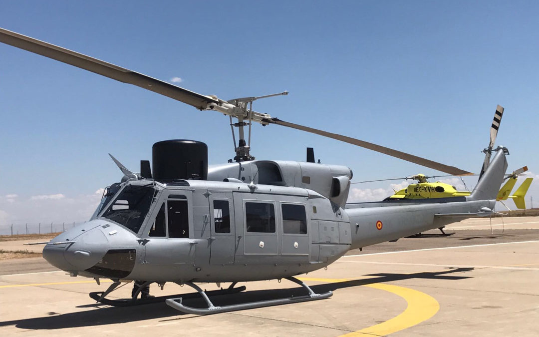 SENER and Babcock deliver the sixth upgraded AB-212 helicopter unit to the Spanish Navy
