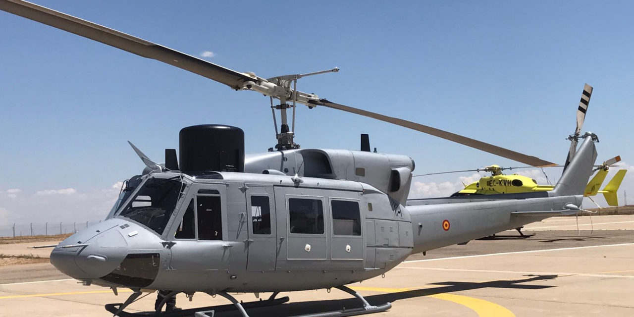 SENER and Babcock deliver the sixth upgraded AB-212 helicopter unit to the Spanish Navy