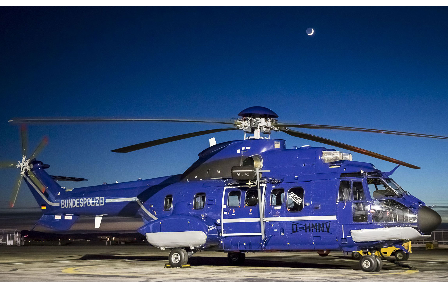 Police strengthens Super Puma Helicopter Industry