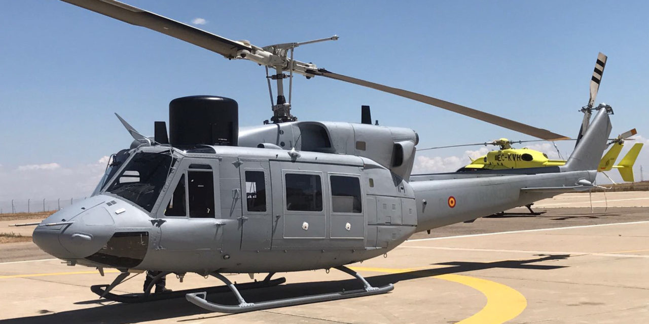 SENER and Babcock Deliver Sixth Upgraded AB-212 to Spanish Navy