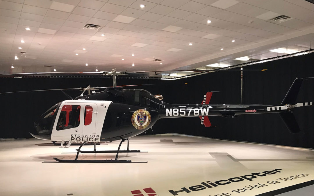 Bell delivers Bell 505 Jet Ranger X to stockton police department
