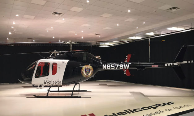 Bell delivers Bell 505 Jet Ranger X to stockton police department