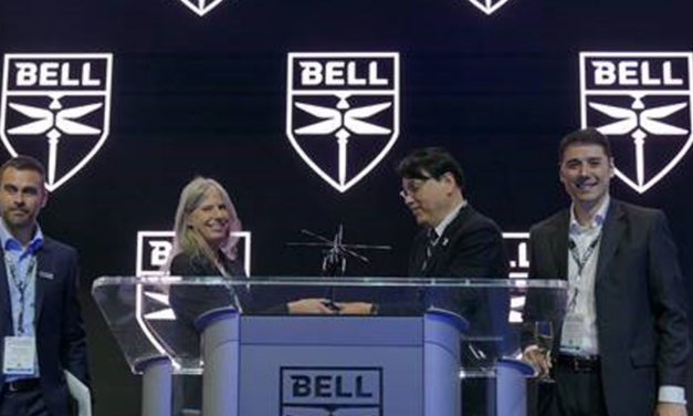 SUBARU and BELL celebrate Bell 412EPI sale for Nagano prefecture firefighting department in Japan