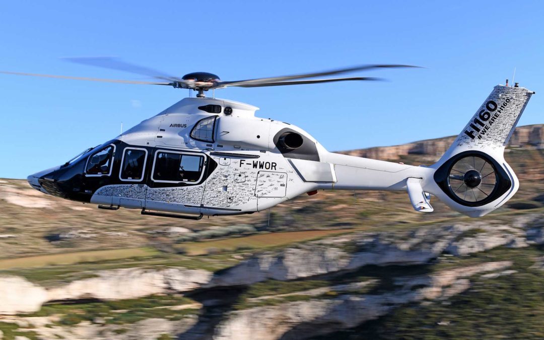 The first H160 series takes flight
