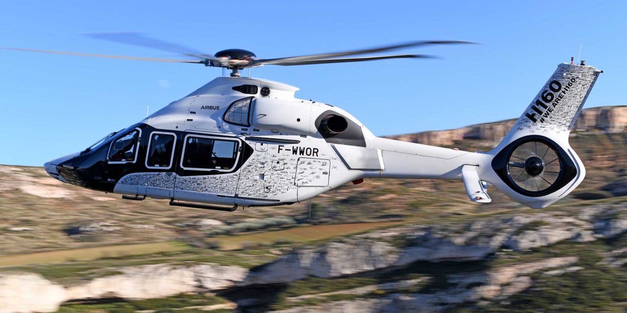 The first H160 series takes flight