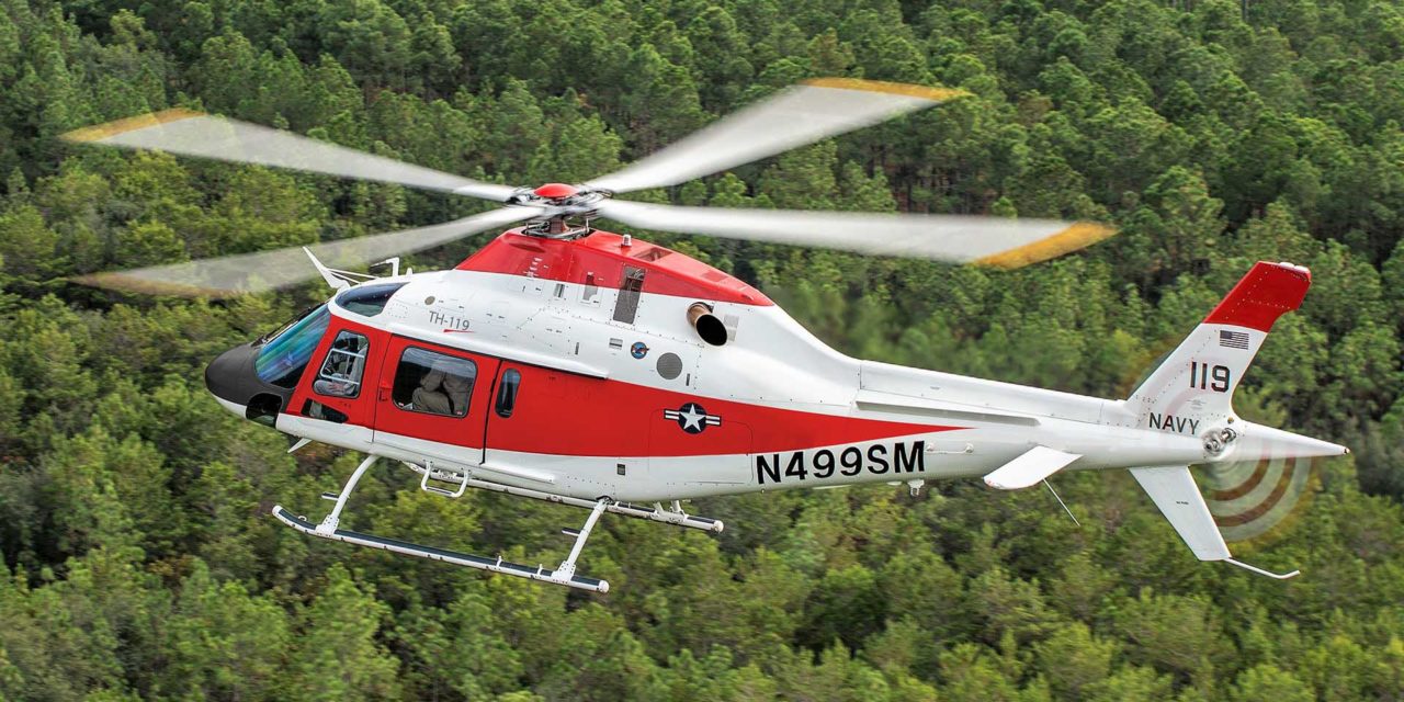 The TH-119 makes its first flight