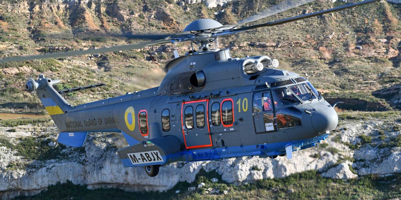 Ukraine receives its first H225s refitted by Airtelis
