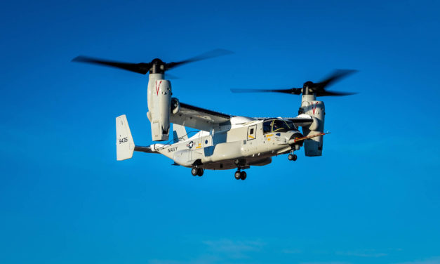 
Bell Boeing CMV-22B Osprey successfully completes first flight