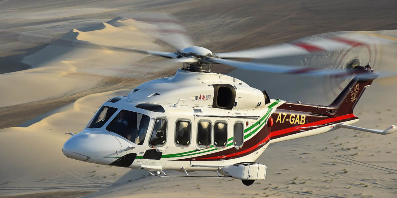 Leonardo: the AW189K helicopter achieves first market success with Gulf Helicopters as launch customer