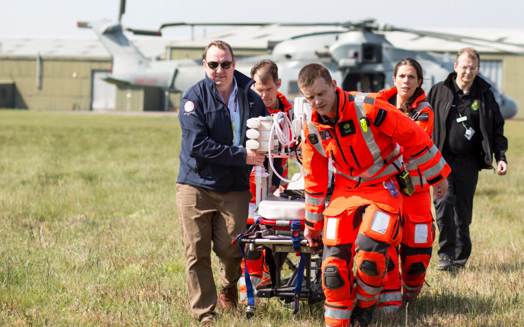 Hampshire Air Ambulance joins forces with the RAF