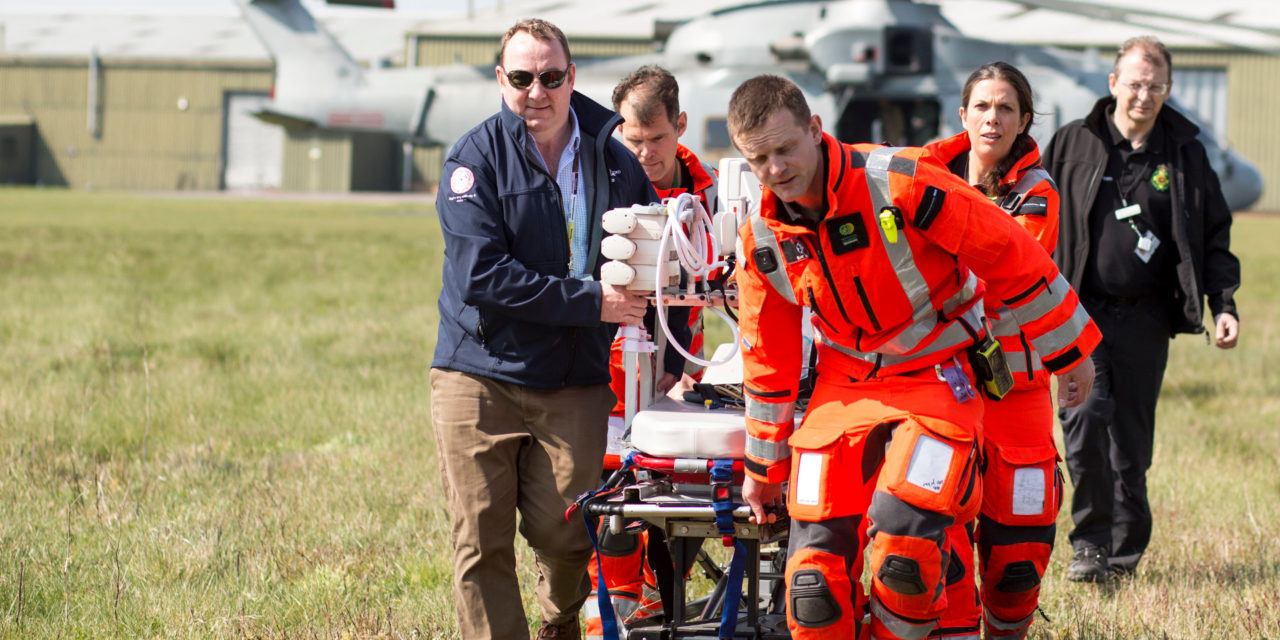 Hampshire Air Ambulance joins forces with the RAF