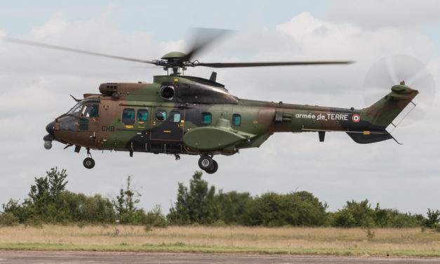 French Army as532 Cougar crash during training