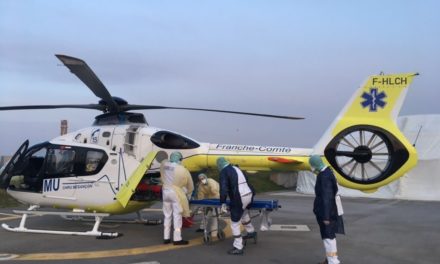 French Emergency Medical Service helicopters in the front line