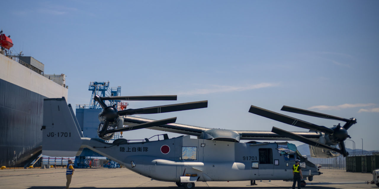 First V-22s arrive in Japan