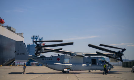 First V-22s arrive in Japan