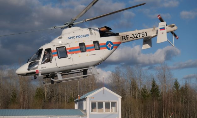 the first Ansat  over to EMERCOM of Russia