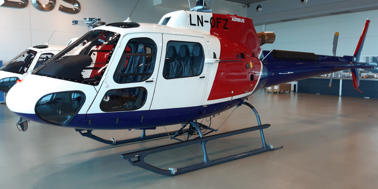 first helicopters under e-delivery process