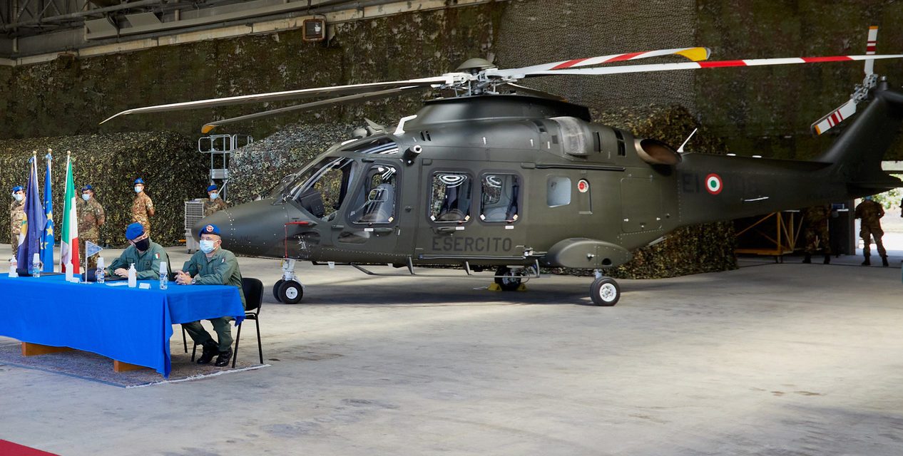 Leonardo delivers its first AW169 to the Italian Army