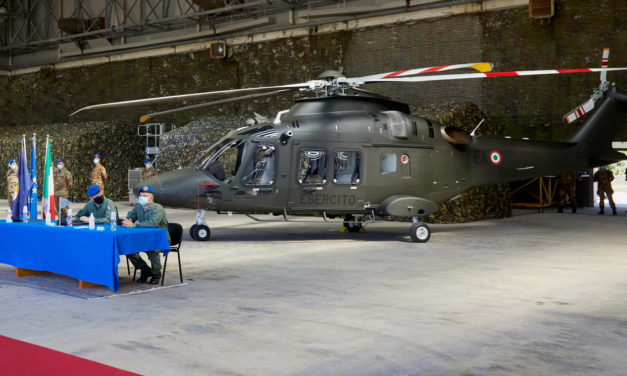 Leonardo delivers its first AW169 to the Italian Army