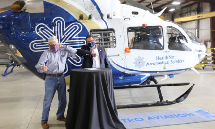 Metro Aviation delivers first of two EC145e  to HealthNet