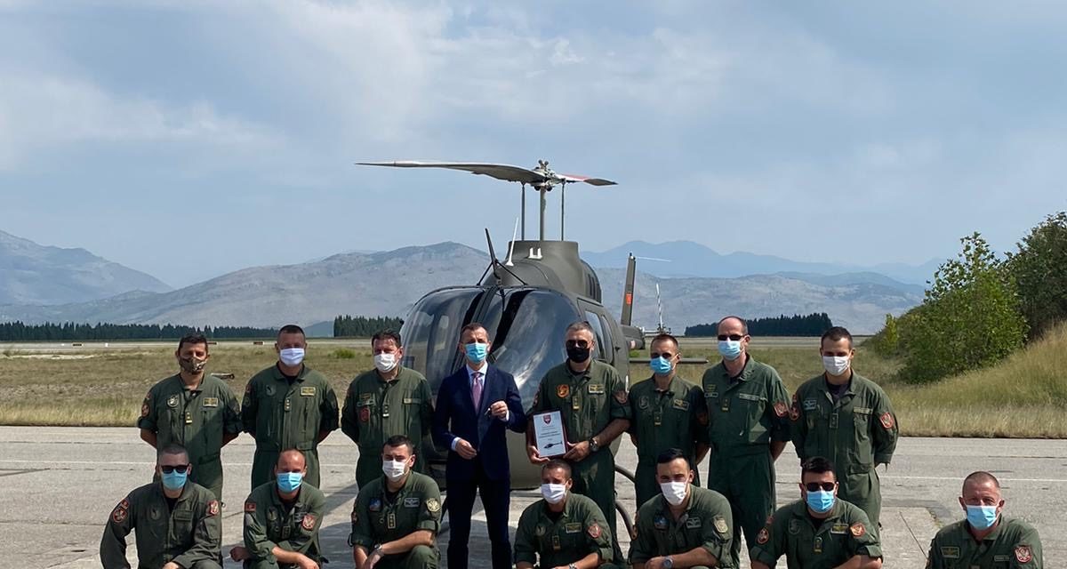 Bell Delivers Montenegro Air Force’s First Bell 505