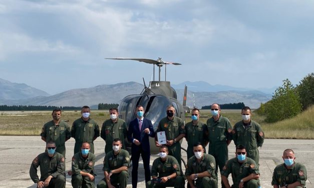 Bell Delivers Montenegro Air Force’s First Bell 505