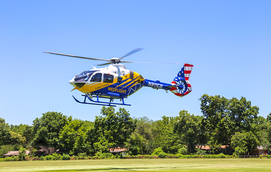 Metro Aviation delivers H135 to Collier County