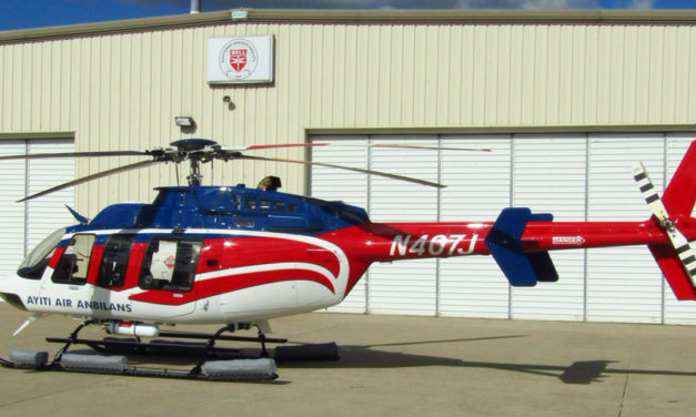 PAC International  upgraded a Bell 407 to Haiti Air Ambulance