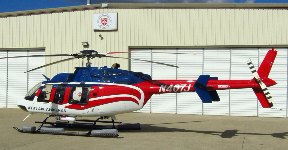 PAC International  upgraded a Bell 407 to Haiti Air Ambulance