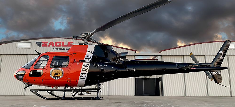 Eagle Copters supporting Edmonton Police Airbus H125, AIR-2