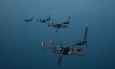 THE BELL BOEING V-22 OSPREY SOARS PAST 600,000 FLEET FLIGHT HOURS