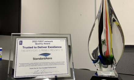 StandardAero Recognized by Rolls-Royce for the 2021 “Trusted to Deliver Excellence” Award during annual FIRST Network Recognition Event